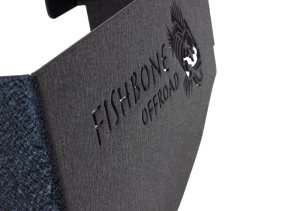 Jeep Rubicon Wheel Well Storage Bins - Fishbone Offroad - Fishbone Offroad - Black textured powder coat - `07-`18